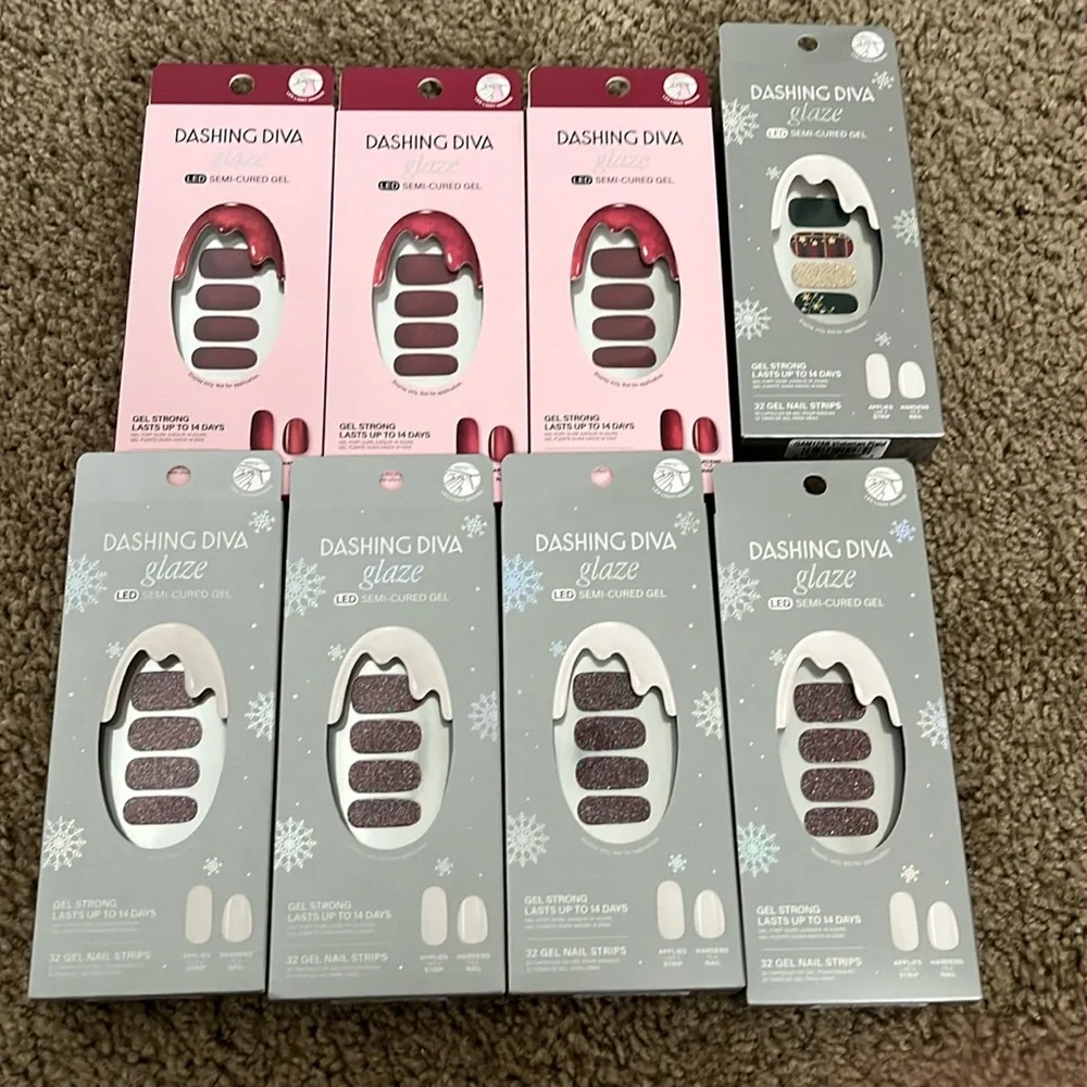 8 Ulta Dashing Diva Semi-Cured Gel Strips, NWT